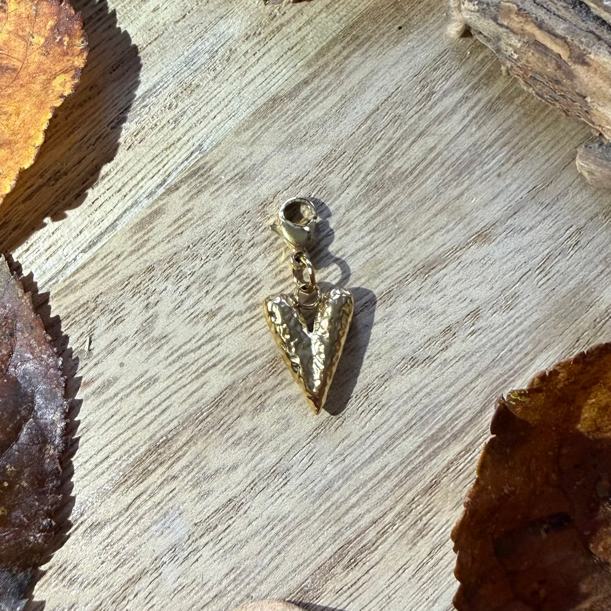CŒUR SIENNA OR/ARGENT